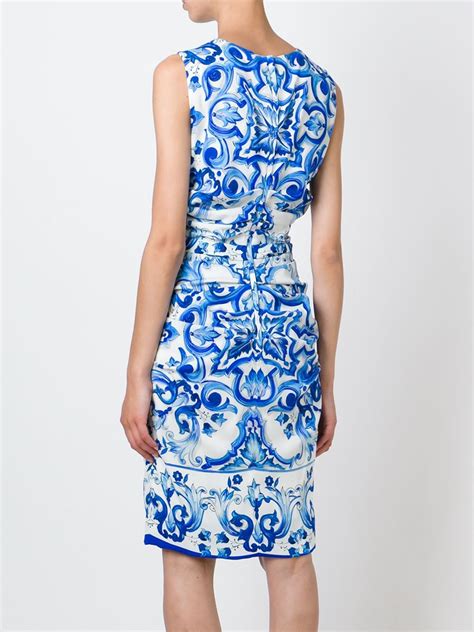 dolce gabbana majolica blue|dolce and gabbana majolica print.